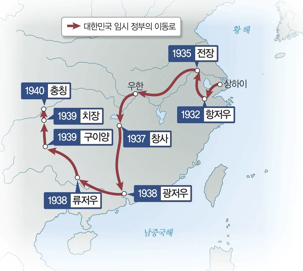 파일:대한민국 임시 정부 소재지.webp