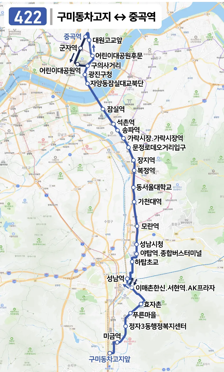 파일:서울 422 노선도.png