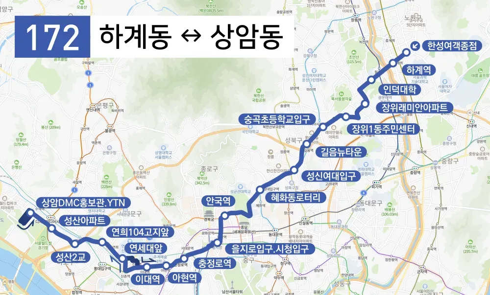 파일:서울 172 노선도.png