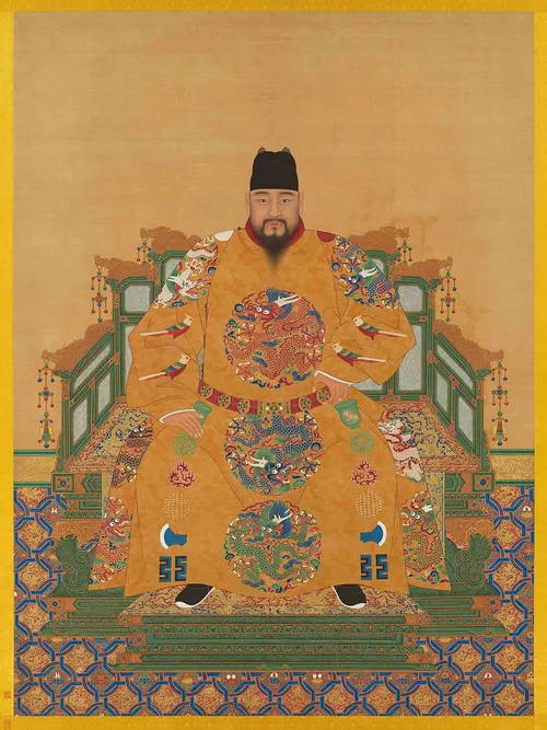 파일:Portrait_assis_de_l'empereur_Ming_Yingzong.jpg