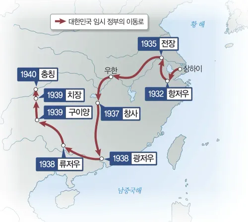 파일:대한민국 임시 정부 소재지.webp