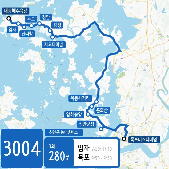 파일:신안 버스 3004 노선도.webp