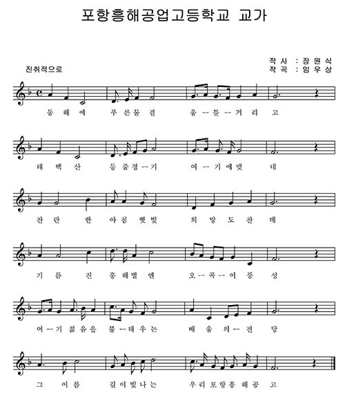 파일:포항흥해공업고등학교_교가.jpg