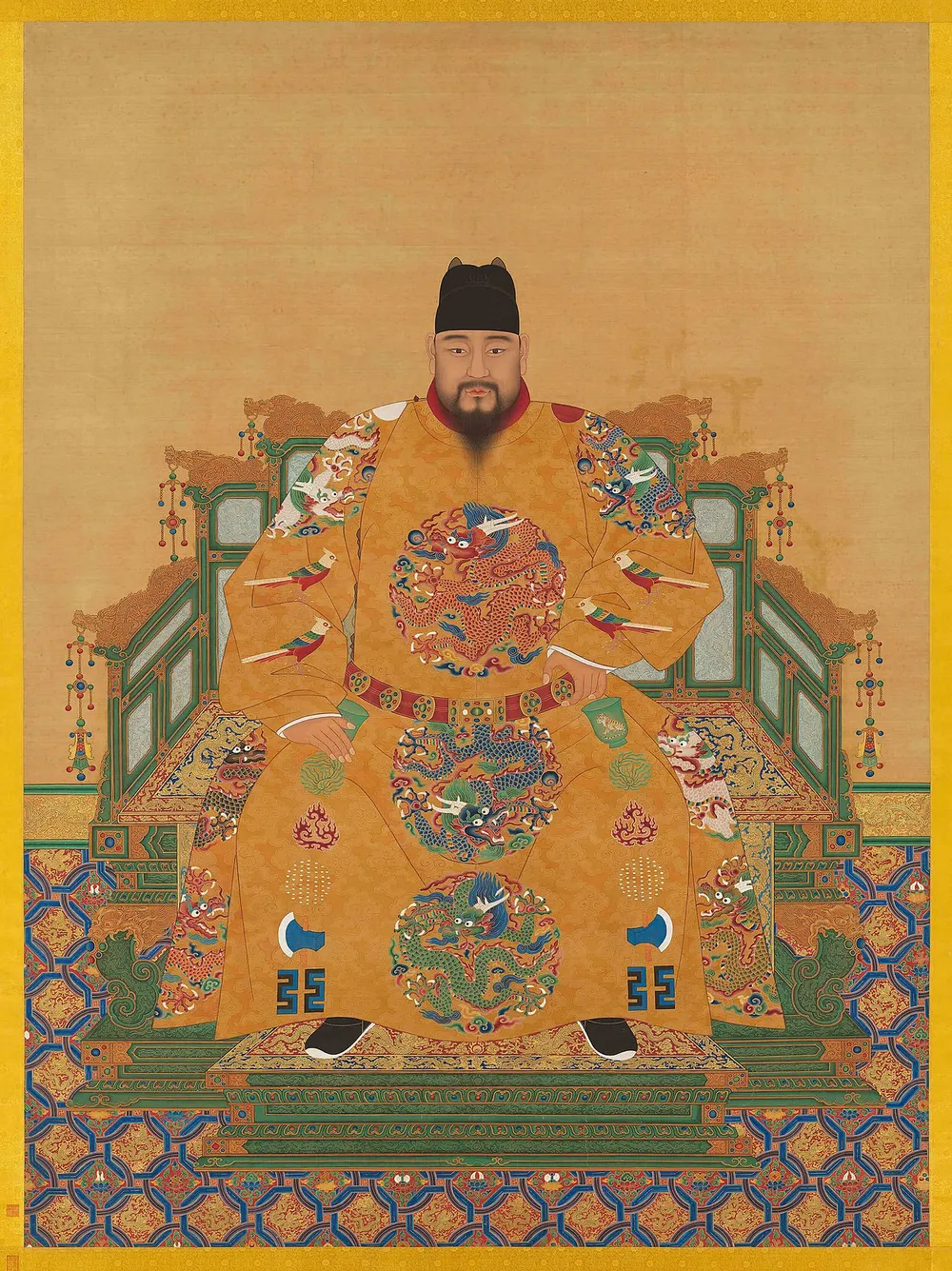 파일:Portrait_assis_de_l'empereur_Ming_Yingzong.jpg