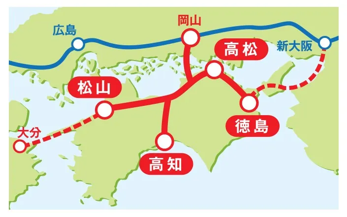 파일:Shikoku Shinkansen Route Concept.jpg