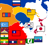 파일:블루맨이 원하는 대한민국과 주변국들 지도(국기 있음).png